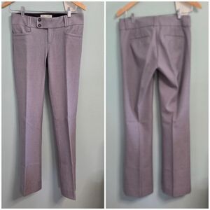 Vtg Banana Republic Sloan Stretch Dress Pants Women 8 Gray